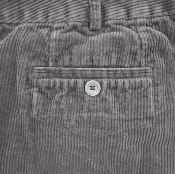 Boden Wide Wale Corduroy Pants Dark Gray Size 18L - Picture 10 of 16